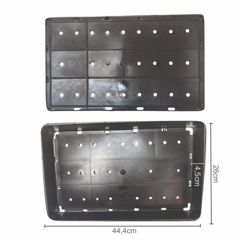 Bandeja para Plantio, Organização e Germinação - Plástico Rígido